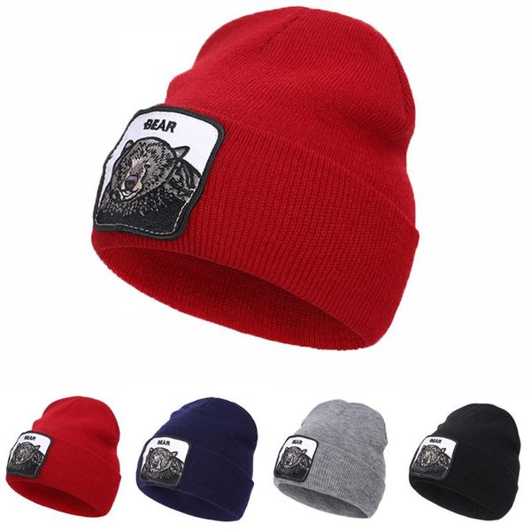 

fashion keep warm winter casual knitted hat wool hemming hat ski w1212
