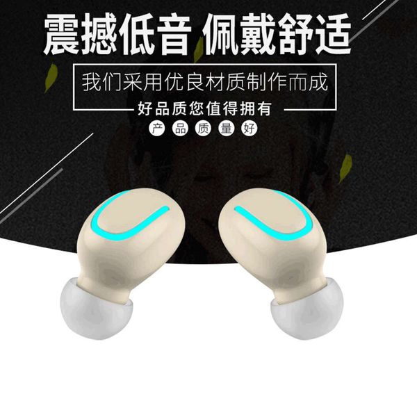 

binaural wirels stereo hbq sports bluetooth mobile power mini headset earplug