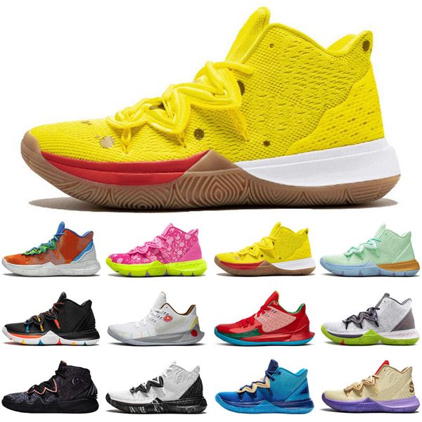 

2020 kyrie irving spongebob s2 5 jumpman men basketball shoes outdoor friends oreo mens trainers sports sneakers sponge