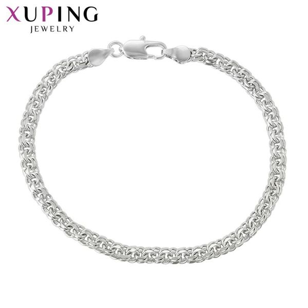 

xuping fashion bracelets for women charm style popular design jewelry christmas gifts for party 75478, Black