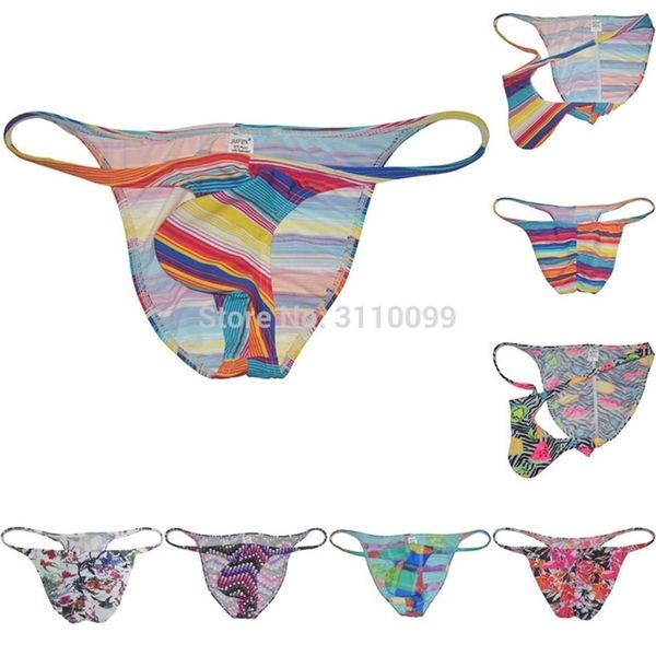 

mens bulge cheeky briefs underwear brazilian pucker bikini polychrome briefs 201112, Black;white