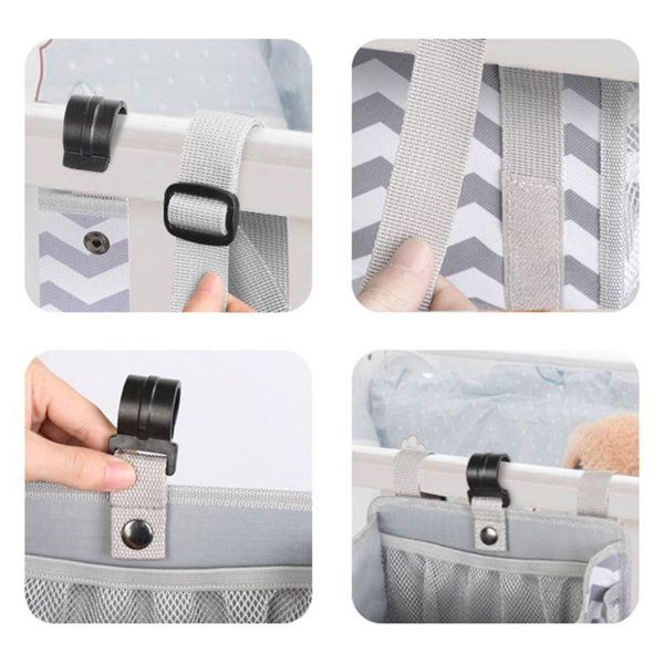 

diaper stacker organizer hanging storage bags for crib or wall baby shower gifts