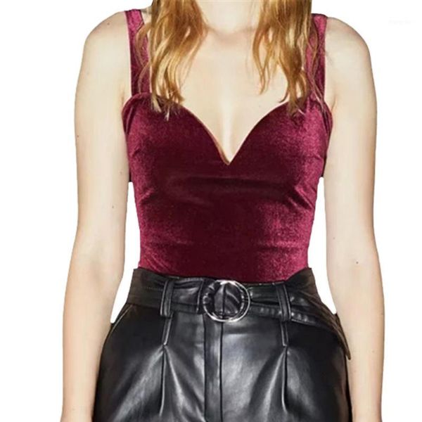 

fashion women deer v-neck bodysuits solid color camisole polyester backless sleeveless causal jumpsuit droship 10mar 51, Black;white