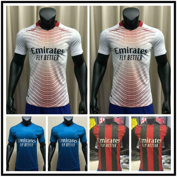 

player version ac milan ibrahimovic soccer jersey 20 21 theo rebic soccer shirt paqueta romagnoli calhanoglu cutrone kessie football uniform, Black;yellow