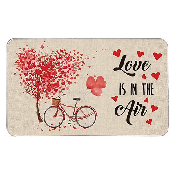 

carpets welcome doormats valentine's day home decor carpet living room office decoration non-slip absorbent floor mat #lr2