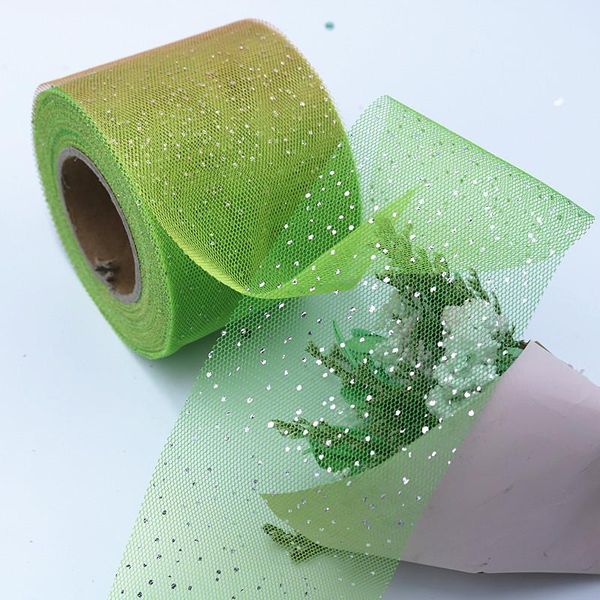 

baby shower день рождения декор партии 60см 50yard радуга тюль ролл блестящие органзы diy дети свадебное платье подарочные коробки wrap supp