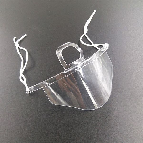 

санитарные рот маска пластиковый рот щит антифог открытый маска со съемными chin поддержка ресторан кухня wmtalf mywjqq