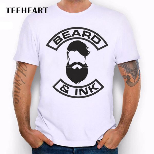 

sport 2019 male selling wanna be cool put beard and tattoo funny joke men t shirt tee summer tee shirt