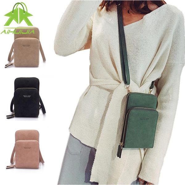 

shoulder bags pu luxury handbags frosting for woman 2021 ladies hand women's crossbody purse clutch phone wallet bag