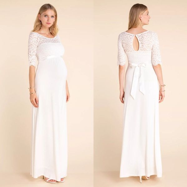 

new elegant ladies robe long sleeve women winter lace kimono pregnant party sleepwear women bathrobe nightgown robes, White