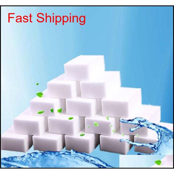 

100pcs large high density white magic sponge melamine sponge eraser home / office cleaning sponge kitchen qylgqa new_dhbest