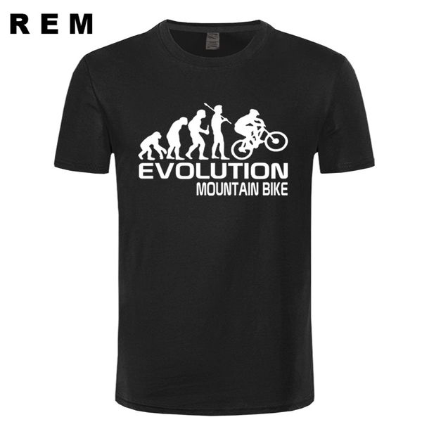 

sport summer evolution of mountain t shirt men funny fashion hip hop loose large code t shirts men short sleeve o-neck cotton