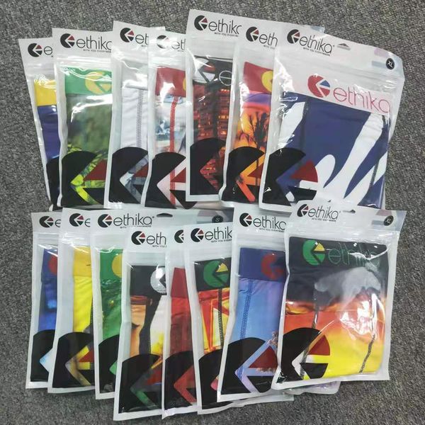 

ethika boxers promotion random styles ethika underwear sports hip hop underwear street quick dry wholesale sale, Black;white