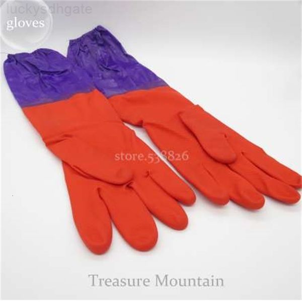 

long waterproof washing household dish new kitchen cleaning large rubber gloves life1004