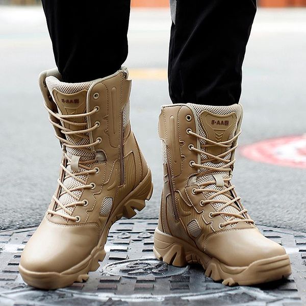 

boots mens lightweight winter sneakers handmade fashion man spring tenis men work hombre para and autumn safety black