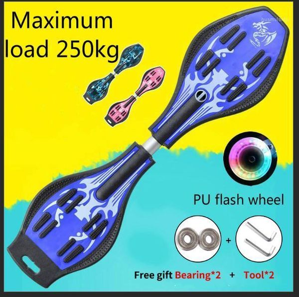 

vitality board long board skateboard two-wheel flash wheel swing skateboard two-wheel snake children1