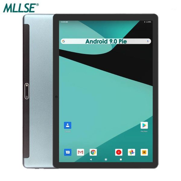 

global version android 9 tablet 10 inch 32gb rom storage 1280x800 2.5d glass ips 5mp dual cameras youtube media pad wifi gps1