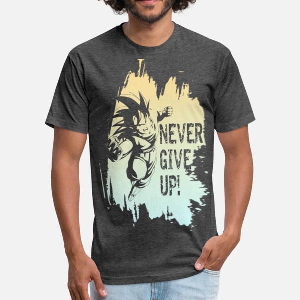 

never give up goku t shirt hip hop kawaii latest tracksuit hoodie sweatshirt
