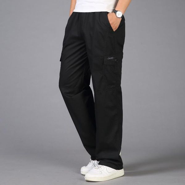 

men's pants 2021 men male trousers casual sweatpants for summer sports outdoor joggers, Black