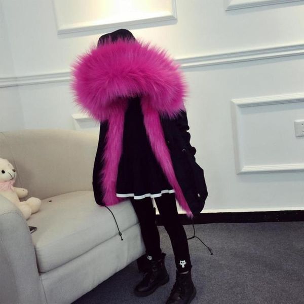 

girls winter coat faux fur liner detachable jackets toddlers children's outerwear baby girls thicken warm coat parka for boy, Blue;gray