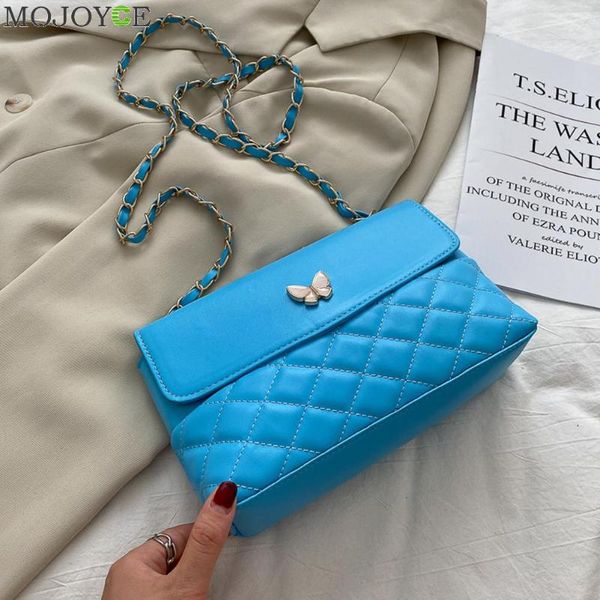 

fashion lattice pattern crossbody bag butterfly women retro pu leather casual daily shoulder pouch satchel for girl lady