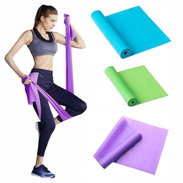 

resistance bands 1.5m fitness rubber exercise yoga elastic band loop loops for gym training