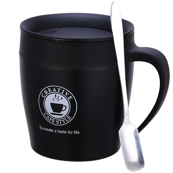 

двойная стена кофейная кружка из нержавеющей стали термос тумблер чашки вакуумная колба автомобиль термовой водяной бутылка чайная кружка с