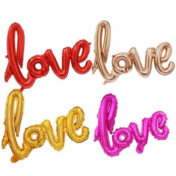

love aluminum foil balloon english letter shape 108*64cm airballoon for valentine day party decorations air balloons many colors 2 53sl oae