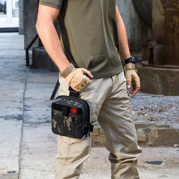 

new tactical drop leg bag tool fanny thigh pack hunting bag waist pack motorcycle riding men 1000d waist packs1