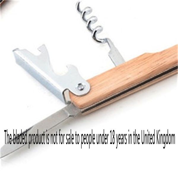 

multi function beer bottle opener stainless steel household fruits pocket seahorse folding knife red wine openers restaurant 3 4gy f2