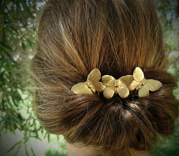

personality simple decoration duck's beak clip butterfly comb antique headdress plate hairpin children accessories