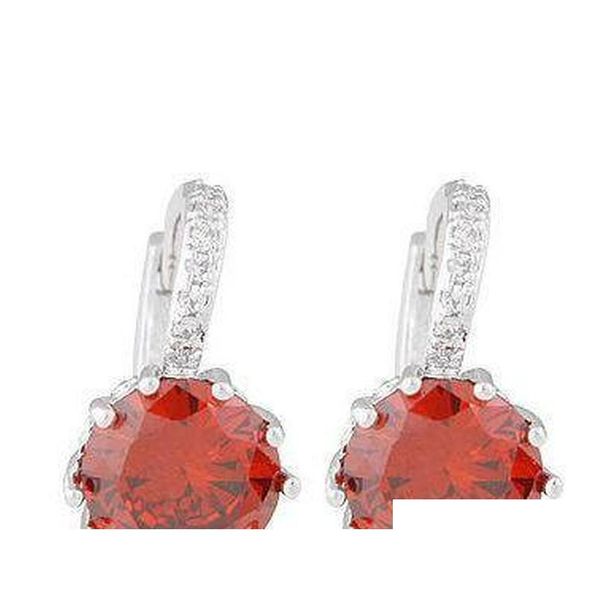 

sterling silver earrings pretty gemstone decorated temperament act the role ofing is tasted drop earrings austrian sqcndh queen66