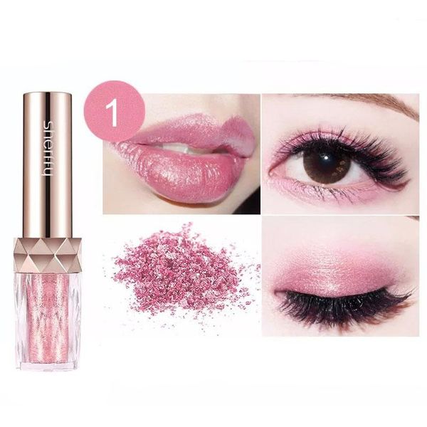 

lip gloss 5 colors mermaid color glitter shimmer powder face makeup wh998