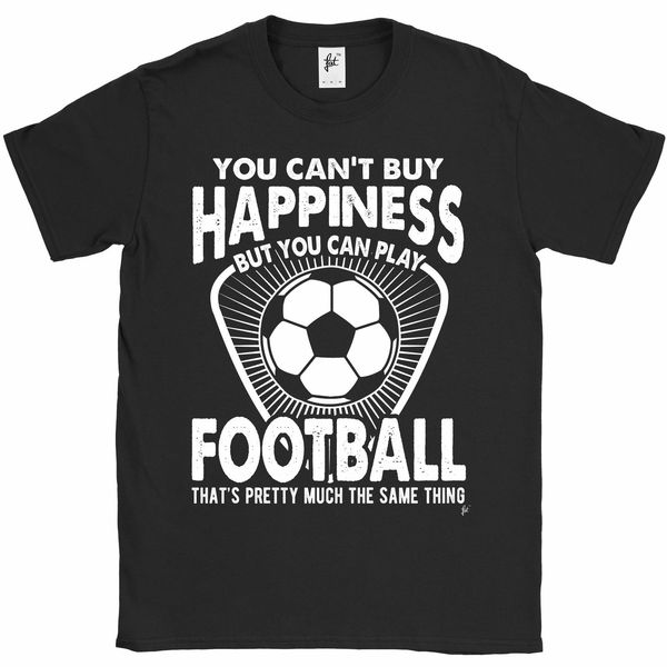 

2019 fashion you can't buy happiness but you can play footballer mens t-shirt tee shirt sport hooded sweatshirt hoodie