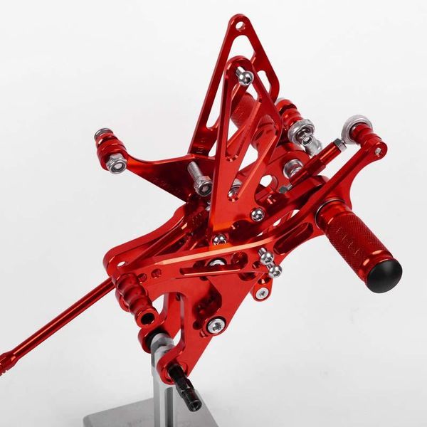 

smok pedal for yzf r1 2004 2005 2006 cnc rearsets foot pegs footpeg rear brake shift adjusting set sliver black red