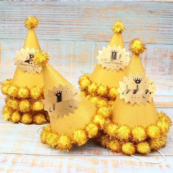 

yc6v1 золотого серебряного счастливого принцесса принц фея ребенок принц соответствия золотой серебряные счастливый принцесса hat детского м