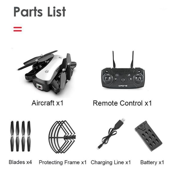 

s36 foldable rc drone with dual camera 1080p 4k hd wifi optical flow hover rc airplane headless mode1
