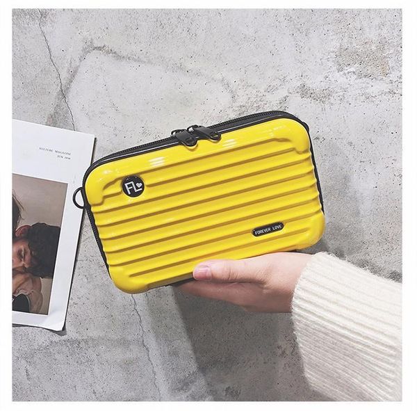 

fashion small box bag women's new small square bag korean-style single shoulder messenger mini trolley