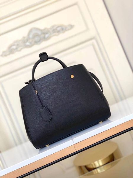 

montaigne mm bag bb embossed leather fashion womens business tote handbag cross body shoulder bag handle purse dust bag m41048 m42746