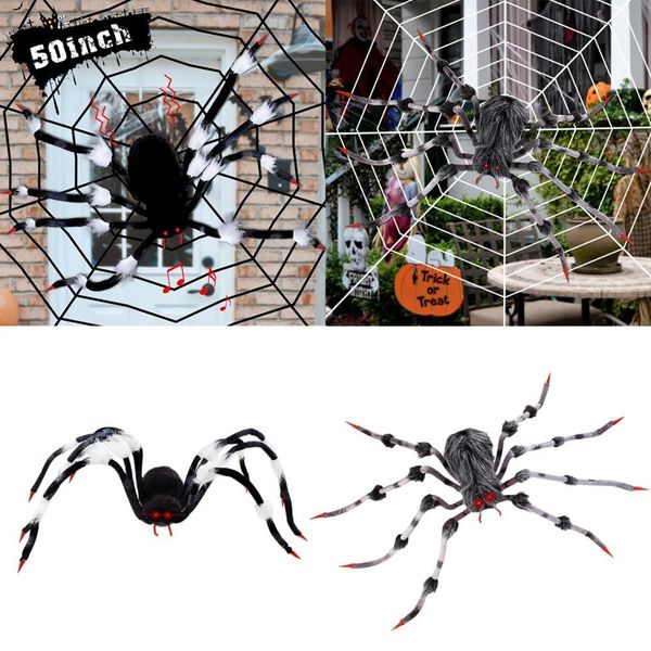 

fengrise 1шт хэллоуин моделирование паук хэллоуин украшения для дома horror halloween party supplies детей игрушки bbyfnc xmh_home