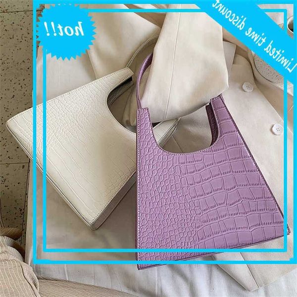 

finger women handbag retro alligator subaxillary leather small triangle handbags women's luxury crocodile shoulder bag