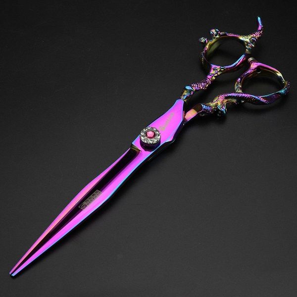 

7,0 дюймов черные волосы режущие ножницы парикмахерские профессиональные ножницы для волос прореживающие ножницы салон парикмахерские ножниц