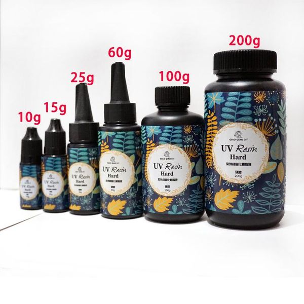 

10 15 25 60 100 200га недавно увы ультрафиолетовой смолы гель отверждение быстрого высыхание non toxic прозрачный солнечный свет активирован, Black