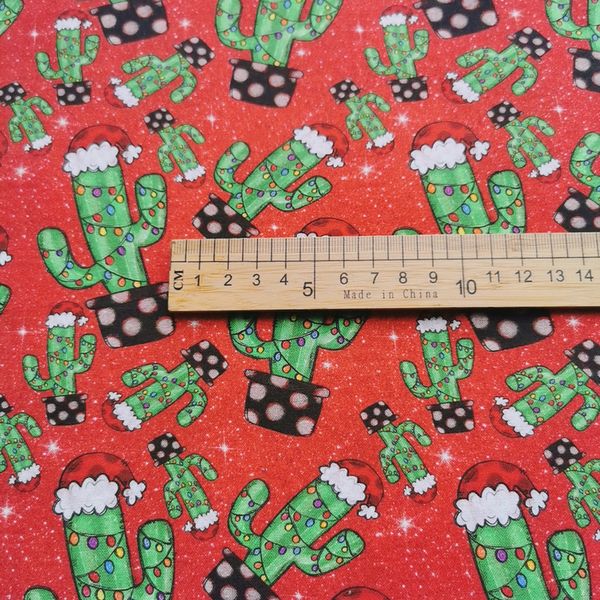 

fabric christmas 100% width print 140cm cotton cartoon cloth mask diy patchwork sewing tissus per meter for dress curtains