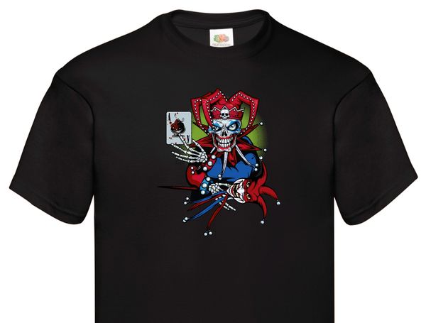 

t shirt mens womens ace of spades joker jester skeleton creepy scary sport hooded sweatshirt hoodie