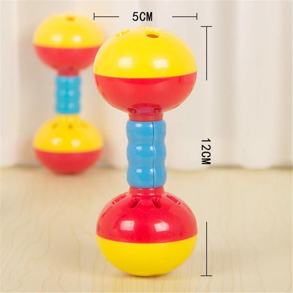 

многофункциональный детские наручные с двойной головкой белл rattle игрушки climbing стик bb стик зеркало ручной ручки пластиковые материал