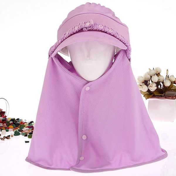 

cycling caps & masks outdoor sun hat with cover cloth wide eaves beach uv protection neck riding practical protective accessories1, Black