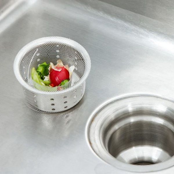 

sink drain hole mesh trash strainer disposable garbage bag bathroom waste bin filter kitchen accessories