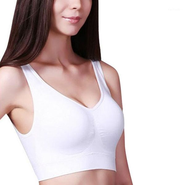 

3pc quick dry sports bra women summer dual-layer seamless breathable sports fitness yoga vest running underwear 1, White;black
