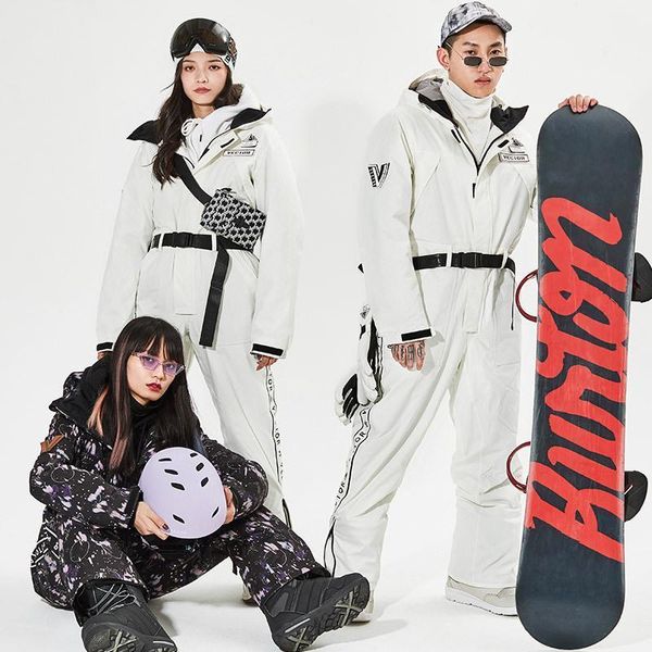 

skiing jackets ski suit for men women jumpsuit overalls winter outdoor warm windproof waterproof jacket and pants set snowboard suits1